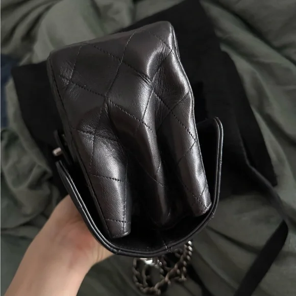 Rare CHANEL Double Sided Small Lambskin Classic Flap Bag - Picture 5 of 10